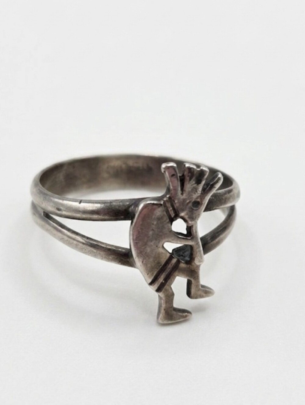Vintage 90s Sterling Silver Kokopelli Ring Size 7.25